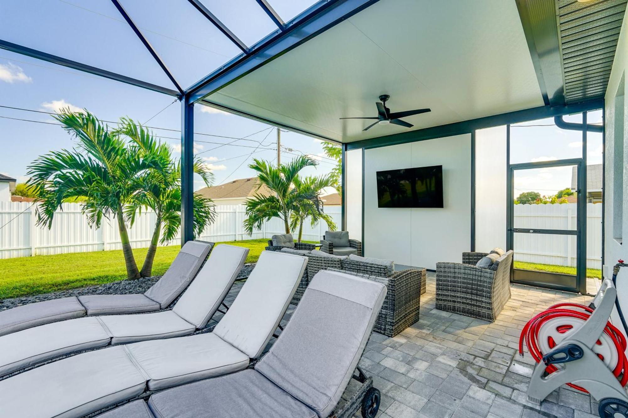 فيلا Cape Coral Escape Furnished Lanai And Private Pool! المظهر الخارجي الصورة