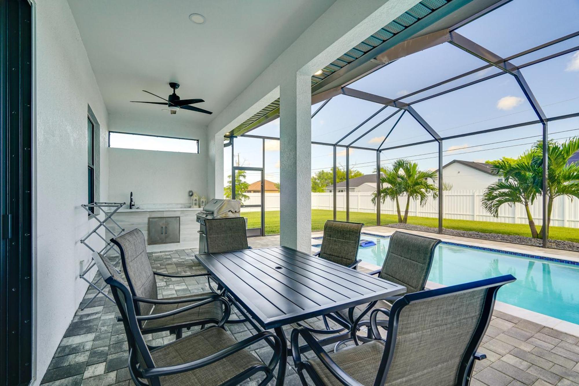 فيلا Cape Coral Escape Furnished Lanai And Private Pool! المظهر الخارجي الصورة