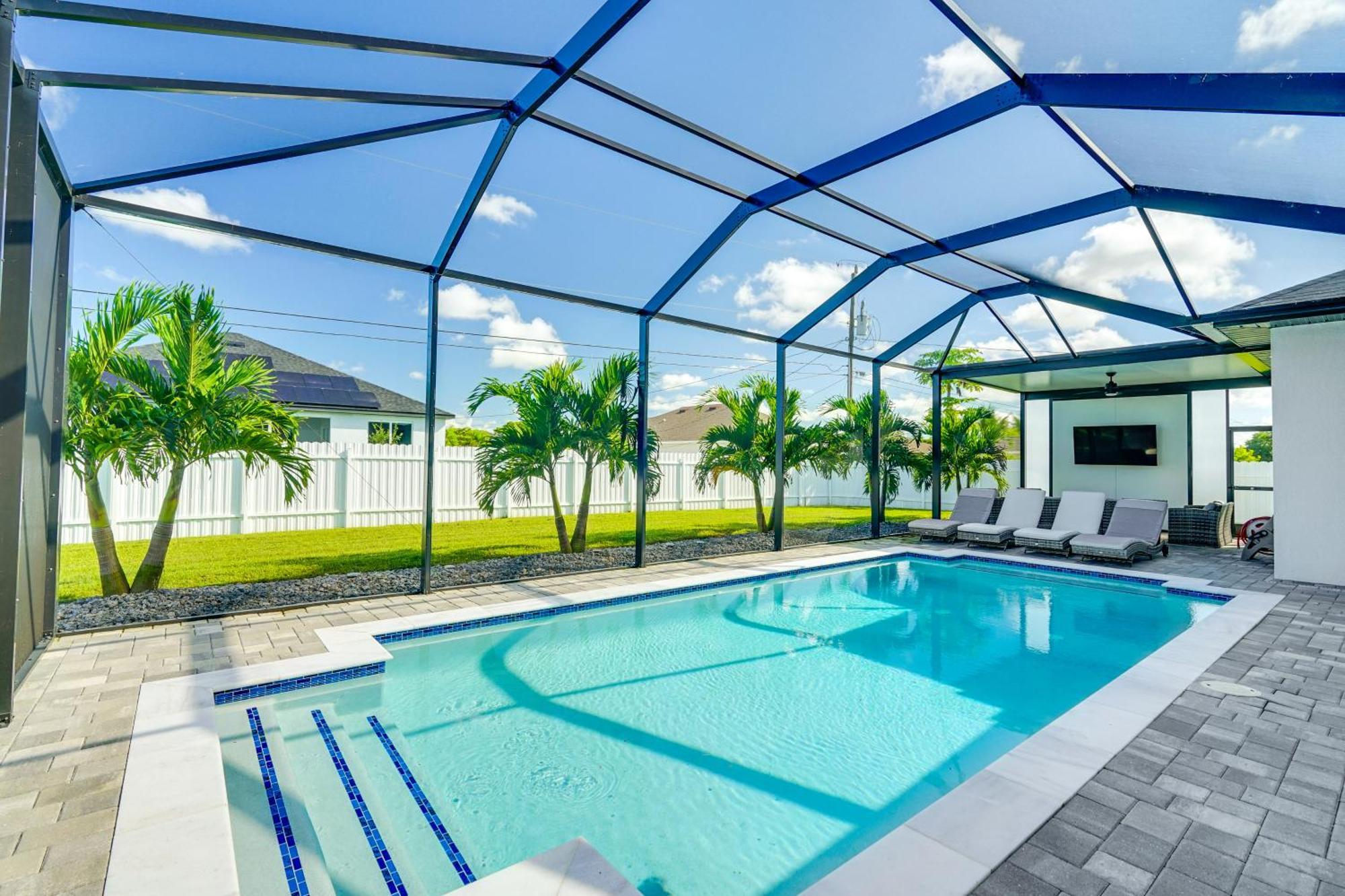 فيلا Cape Coral Escape Furnished Lanai And Private Pool! المظهر الخارجي الصورة